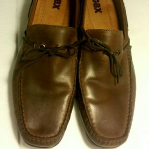 Men's leather slip on boat style loafer (#511)